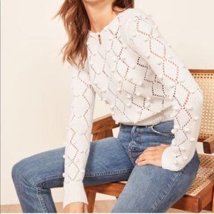 reformation marie sweater